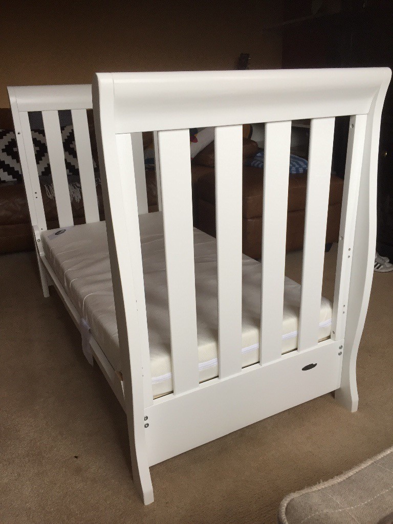 obaby lincoln sleigh cot bed